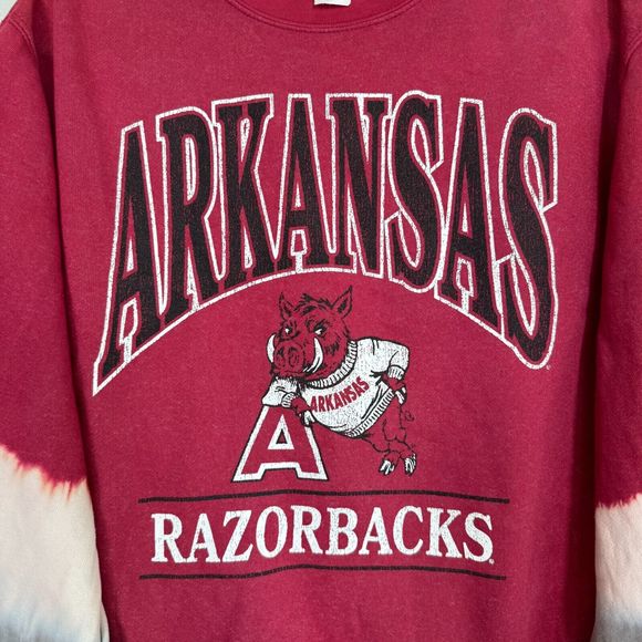 Arkansas Razorbacks Sweater Womens Small 47 Vintage Tubular Sweatshirt Retro NEW - Picture 2 of 15